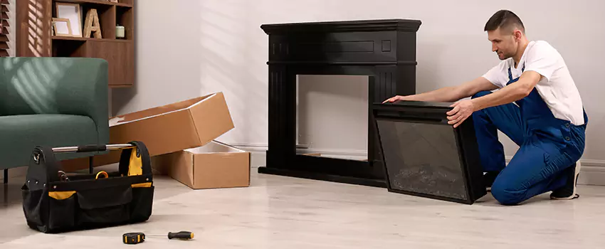 Old Rusted Metal Fireplace Repair And Replacement in St. Cloud, MN